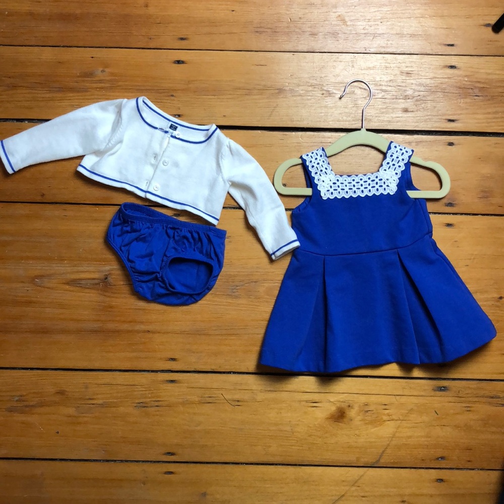 Deep Blue Sea dress set
